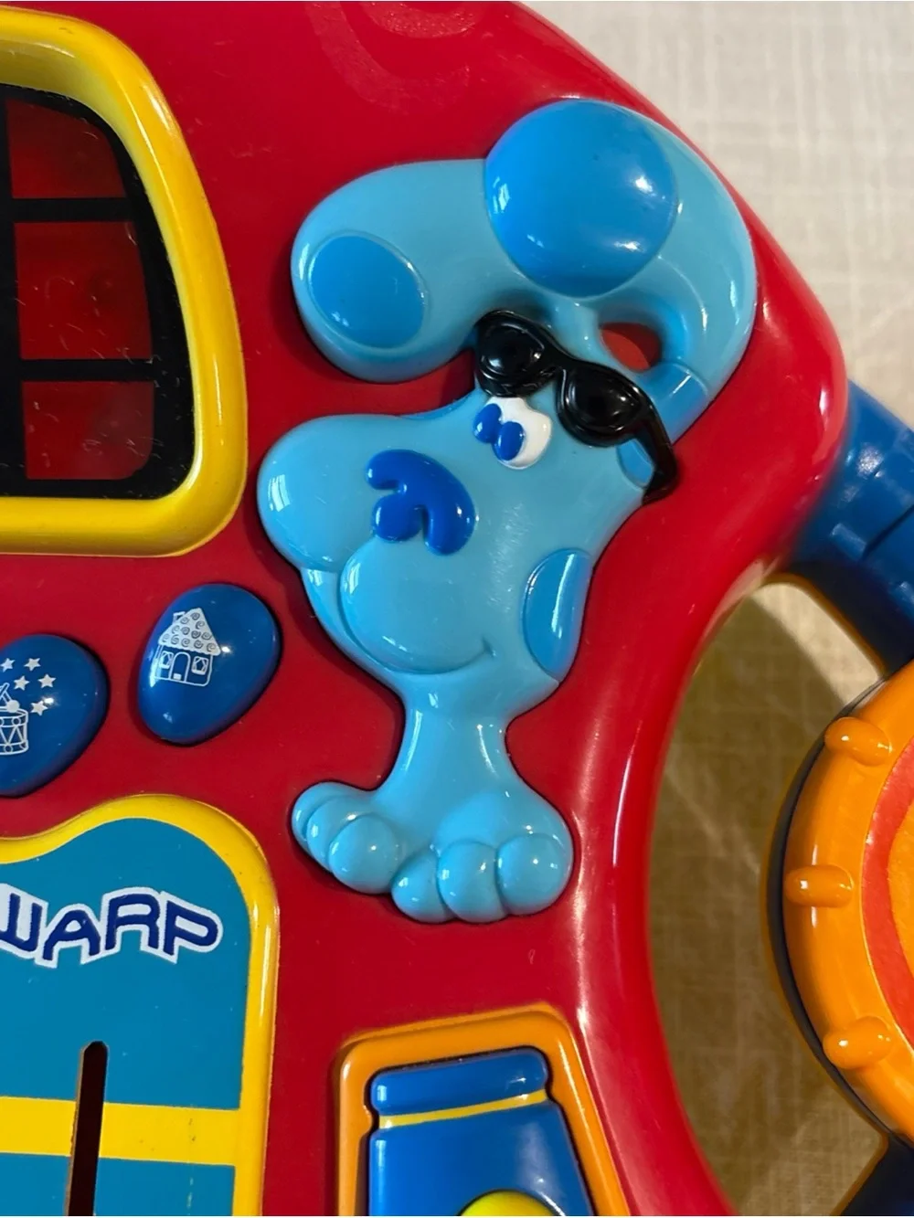 Vintage 2001 Blues Clues Mixin' Music Studio Board By Mattel Tested/Works
